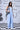 Ikkat Check Relaxed Fit Dungaree- Light Blue - Genes Online Store