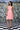 Premium coral peach dress with fitted design and modern styling