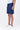 Linen Herringbone Shorts with Drawstring Waist - Navy Blue - Genes Lecoanet Hemant