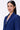 Linen Jacket with Constructed Darts - Navy Blue - Genes Lecoanet Hemant