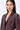 Linen Jacket with Darts - Chocolate Brown - Genes Lecoanet Hemant