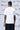 White cotton single jersey T-shirt with Mad Hatter character print and short sleeves