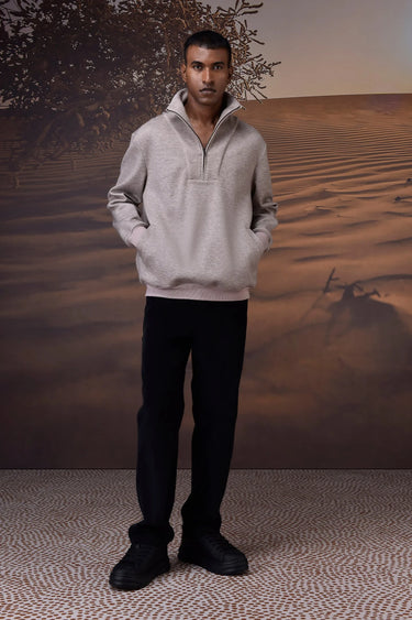 Mastic Double Layer Fleece Half-Zip Sweatshirt - Genes Online Store