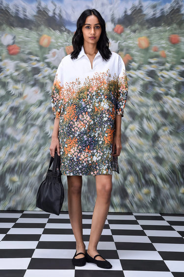 Meadow Print Relax Fit Dress - Genes Online Store