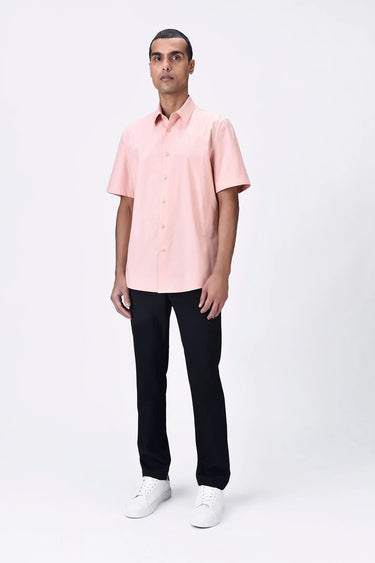 Melon Pink Giza Shirt with UV Flower Sticker - Genes Lecoanet Hemant