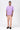Men's Lavender Cotton Poplin Easy Fit Shirt with Cubon Collar - Genes Lecoanet Hemant