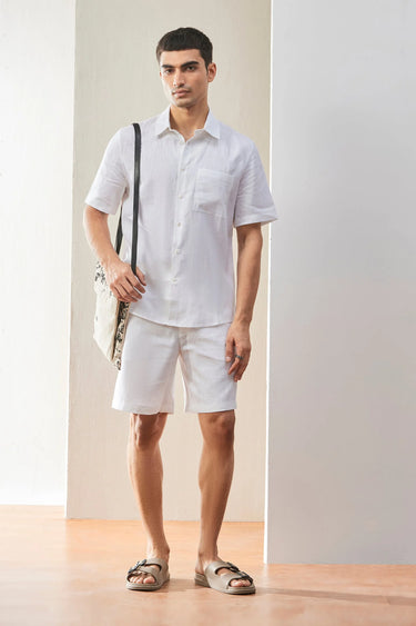 Men's Linen Shorts - Genes Lecoanet Hemant