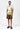 Men's Regular Fit Cotton Pique Polo with Contrast Tipping-Bright Olive - Genes Lecoanet Hemant