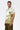 Men's Regular Fit Cotton Pique Polo with Contrast Tipping-Bright Olive - Genes Lecoanet Hemant