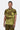 Men's Regular Fit Cotton Pique Polo with Contrast Tipping-Khaki - Genes Lecoanet Hemant