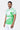 Men's Regular Fit Cotton Pique Polo with Contrast Tipping-Spring Green - Genes Lecoanet Hemant