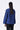 Navy Blue Straight Fit Shirt in Giza Cotton Poplin - Genes Lecoanet Hemant