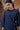 Navy Embroidered Cotton Poplin Tie-Waist Dress - Genes Online Store