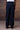 Navy Poly Viscose Lycra Cargo - Genes Online Store