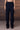 Navy poly viscose satin trousers for men by Genes Lecoanet Hemant India