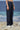 Navy trousers for women with straight fit and streamlined silhouette