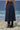 Navy contemporary pleated skirt for women with modern design