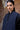 Navy Quilted Silk Viscose Bomber Jacket - Genes Online Store