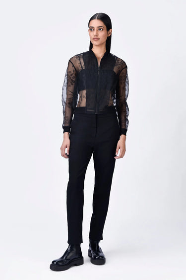 Organza Bomber Jacket
