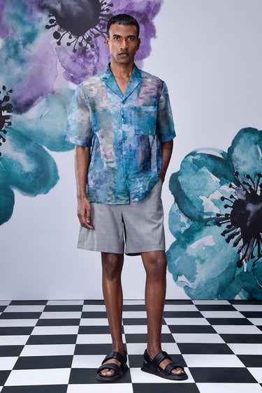 Organza Pool Of Tear Relax Fit Shirt - Genes Online Store