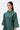 Oversized Cotton Shirt Dress with Tapered Yoke - Pine Green - Genes Lecoanet Hemant
