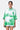 Oversized Monotone Landscape Print Shirt Mint Green - Genes Lecoanet Hemant