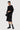Oversized Round Neck Dress with Kimono Sleeves - Genes Lecoanet Hemant