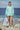 Premium cotton poplin oversized shirt for women with abstract print