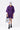 Oversized Shirt with Front Gathered Detail Amethyst - Genes Lecoanet Hemant