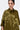 Oversized Shirt with Orchid Print - Khaki - Genes Lecoanet Hemant