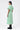 Palm Stripe A-Line Dress with Raglan Sleeves - Genes Lecoanet Hemant