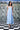 Playing Card Maxi A-Line Dress- Light Blue - Genes Online Store