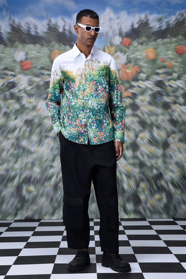 Poplin Meadow Regular Fit Shirt - Genes Online Store