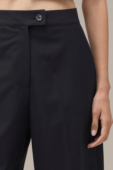 Women's Premium Black Tailored Bermuda Shorts