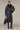 Women's Premium Fur Collar Cropped Quilted Jacket - Black Nylon