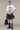 Women's Premium Halftone Print Oversized White T-Shirt - Combed Cotton Jersey