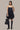 Women's Premium Textured Bubble Mini Dress - Giza Cotton and Lace - Black