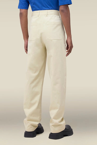 Men's Premium Wax Paper Cotton Satin Straight-Leg Trousers