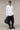 Men's Premium White Origami Pleat Cotton Shirt