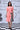 Rabbit Texture Relax Fit Dress- Coral Peach - Genes Online Store
