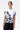 Regular Fit Crew Neck T-Shirt with Tropical Print - Genes Lecoanet Hemant