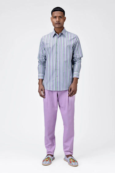 Regular Fit Men's Button-Up Shirt - Genes Lecoanet Hemant
