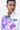 Regular Fit Men's Button-Up Shirt With Orchid Floral Print Placement - Genes Lecoanet Hemant