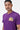 Regular Fit Men's T-Shirt With Genes Fruit Basket Embroidery-Amethyst - Genes Lecoanet Hemant