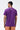 Regular Fit Men's T-Shirt With Genes Fruit Basket Embroidery-Amethyst - Genes Lecoanet Hemant