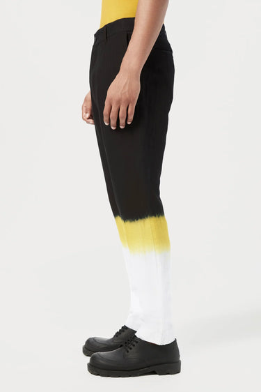 Regular Fit Trousers with Back Inseam Pockets - Genes Lecoanet Hemant