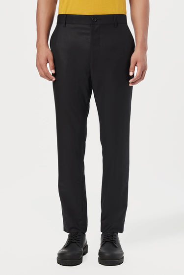 Regular Fit Trousers with Back Patch Pocket - Genes Lecoanet Hemant