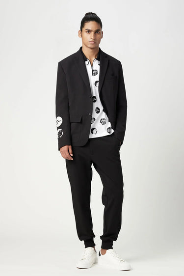 Regular Fit Two-Button Constructed Jacket with Flap Pockets - Genes Lecoanet Hemant
