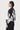Relaxed Fit Bomber with and Brush Stroke Print Elegance - Genes Lecoanet Hemant