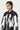 Relaxed Fit Bomber with and Brush Stroke Print Elegance - Genes Lecoanet Hemant
